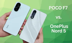 Imagen de POCO F7 vs OnePlus Nord 5: Qual o melhor gama média 2025?