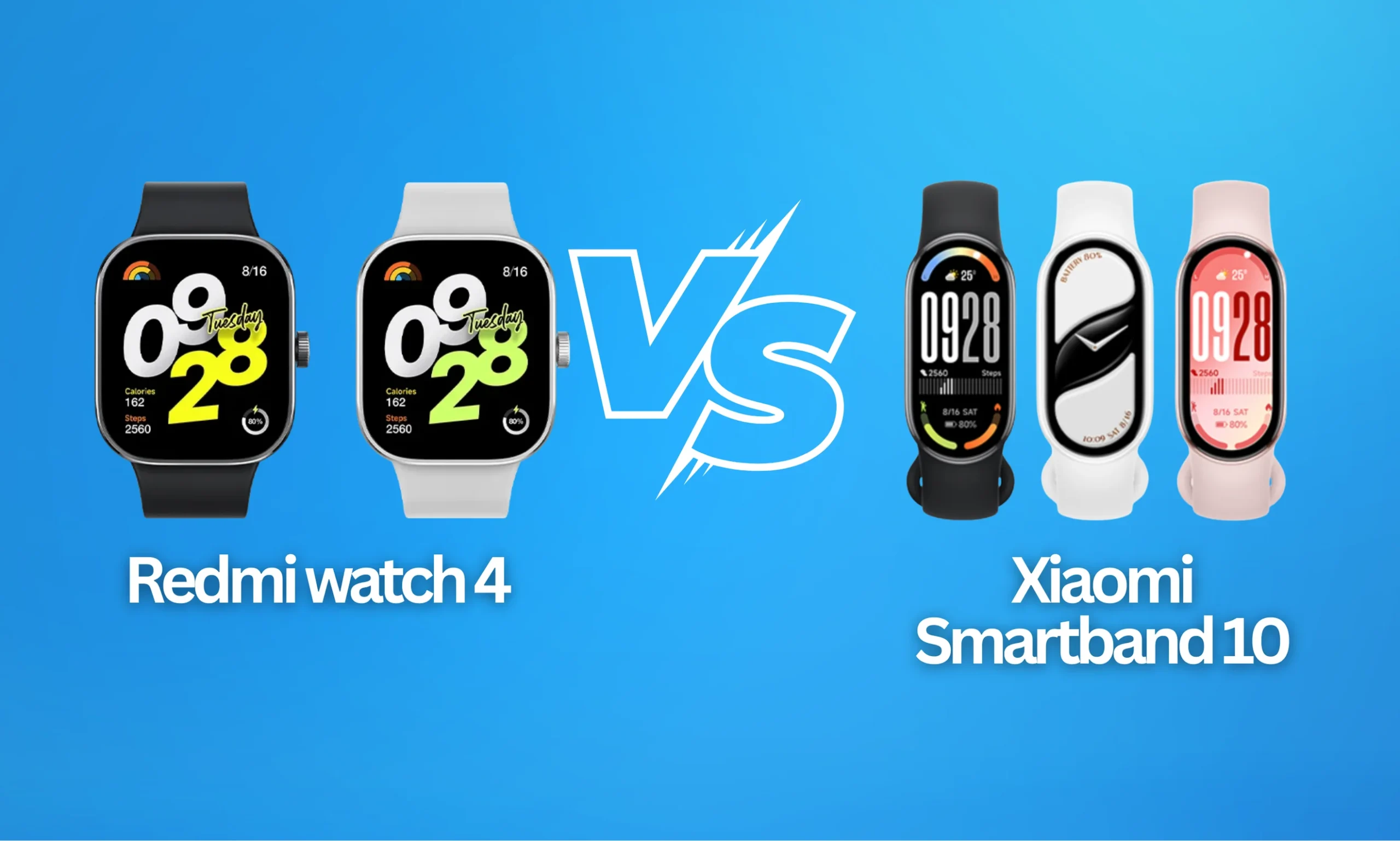 Imagen de Redmi Watch 4 vs Smart Band 10: Qual Xiaomi é o seu parceiro ideal?