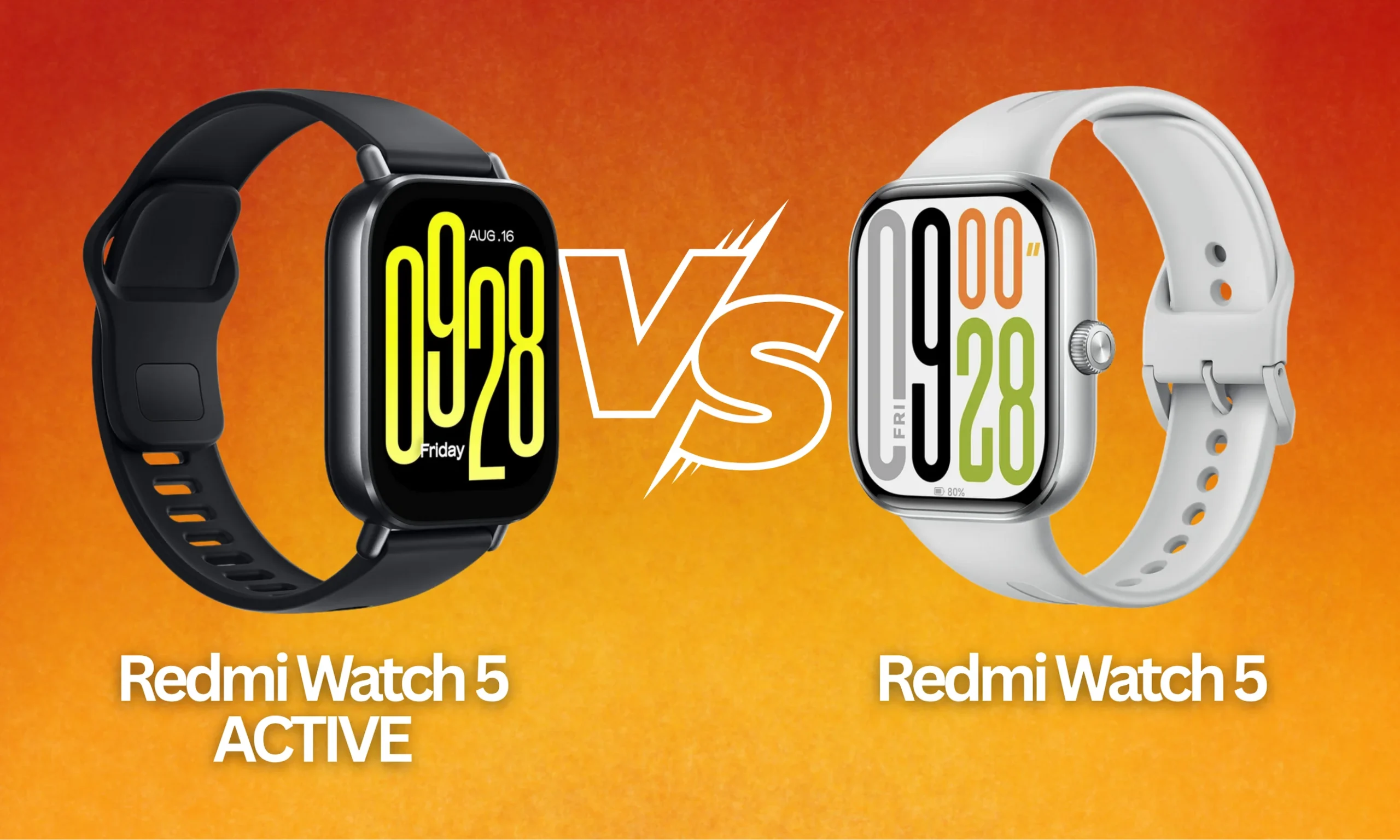 Imagen de Redmi Watch 5 vs Active: Qual smartwatch Xiaomi em 2025?