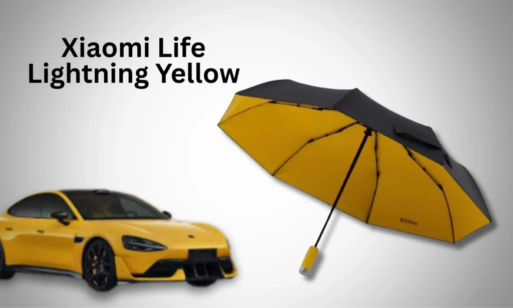 Guarda-Chuva Xiaomi Life Lightning Yellow - detail 1