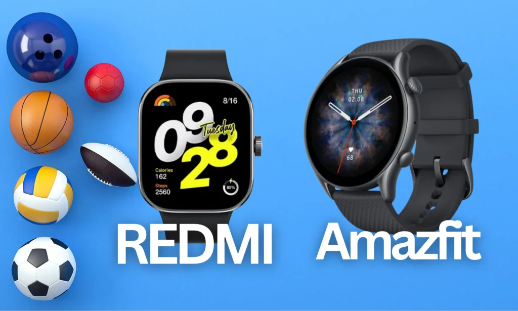 Redmi Watch vs Amazfit - detail 1