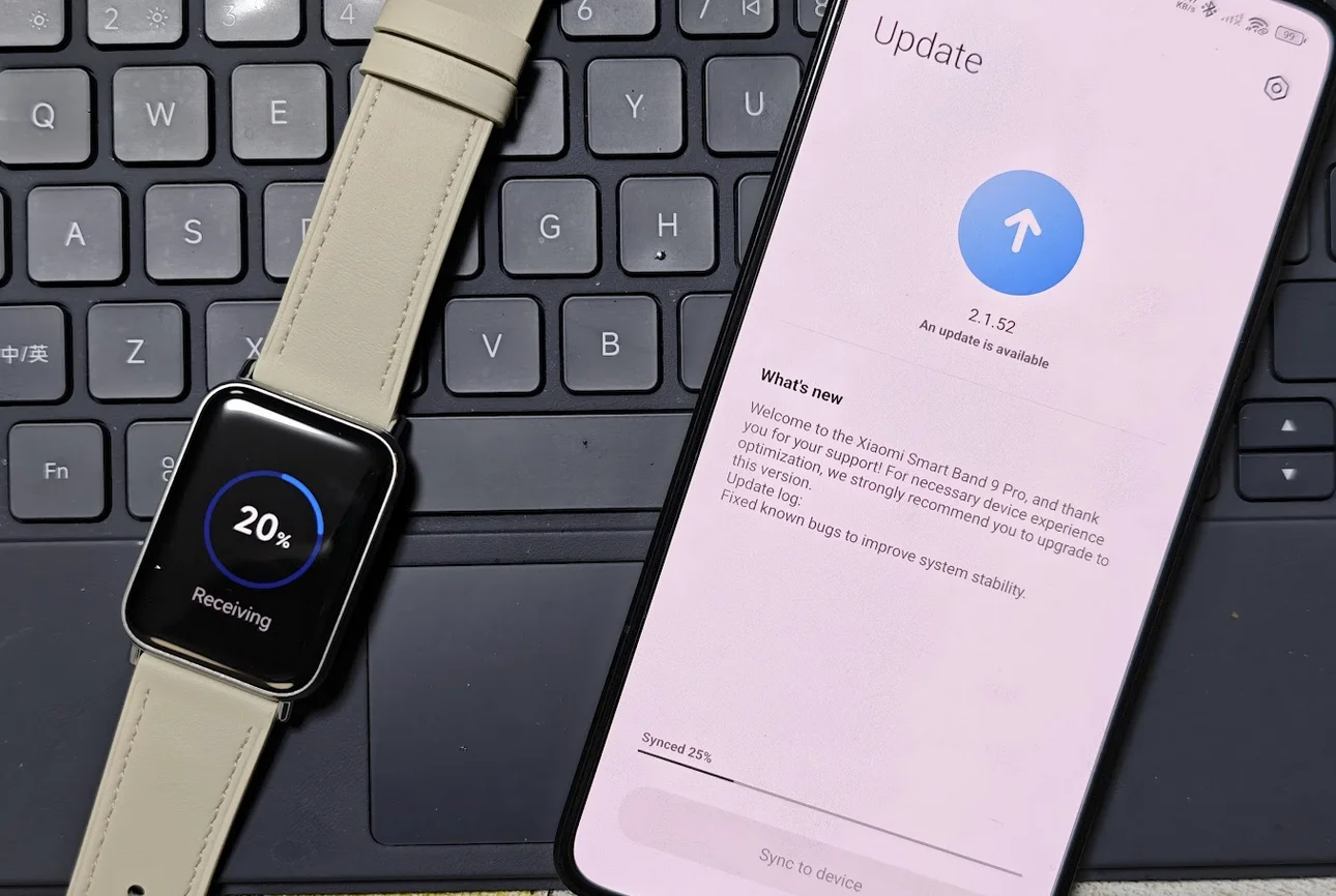 Xiaomi Smart Band 9 Pro atualização HyperOS 2