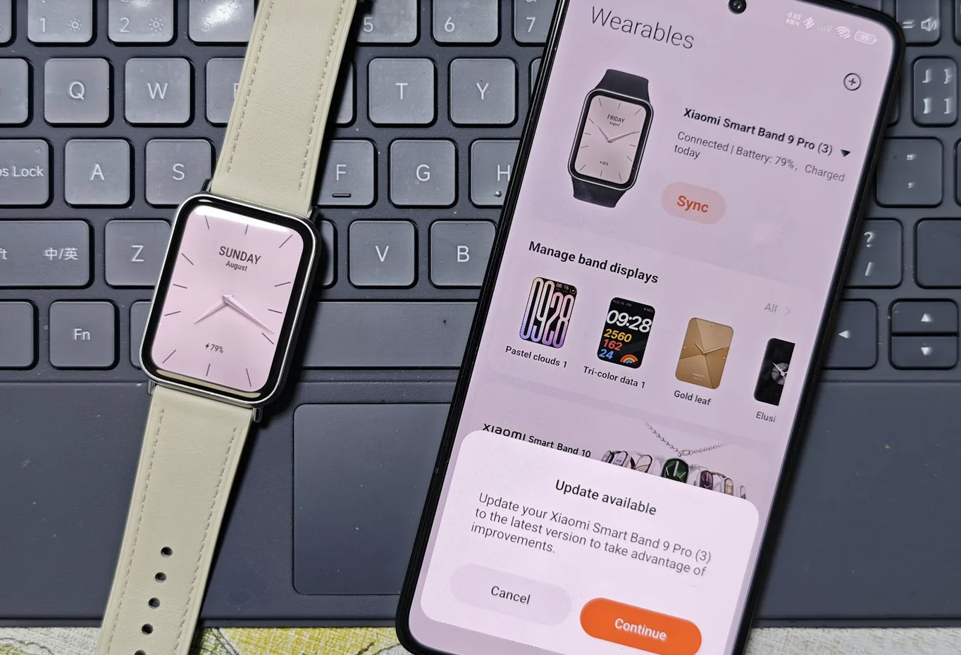 Xiaomi Smart Band 9 Pro atualização HyperOS 2