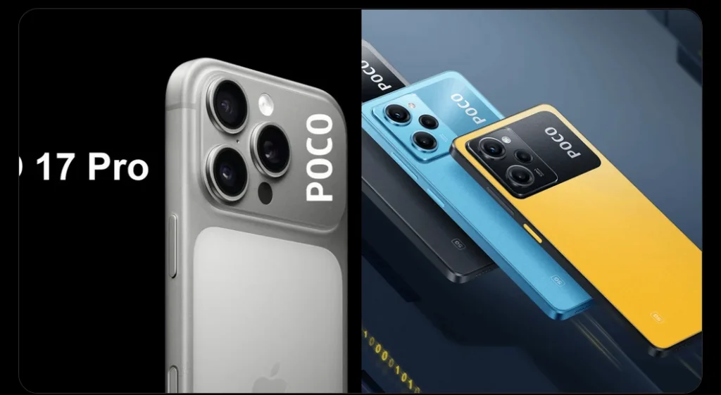 Imagen de iPhone 17 x POCO: Guerra de Design ou Inspiração?