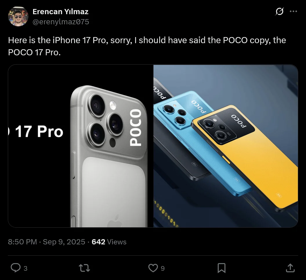 iPhone 17 POCO