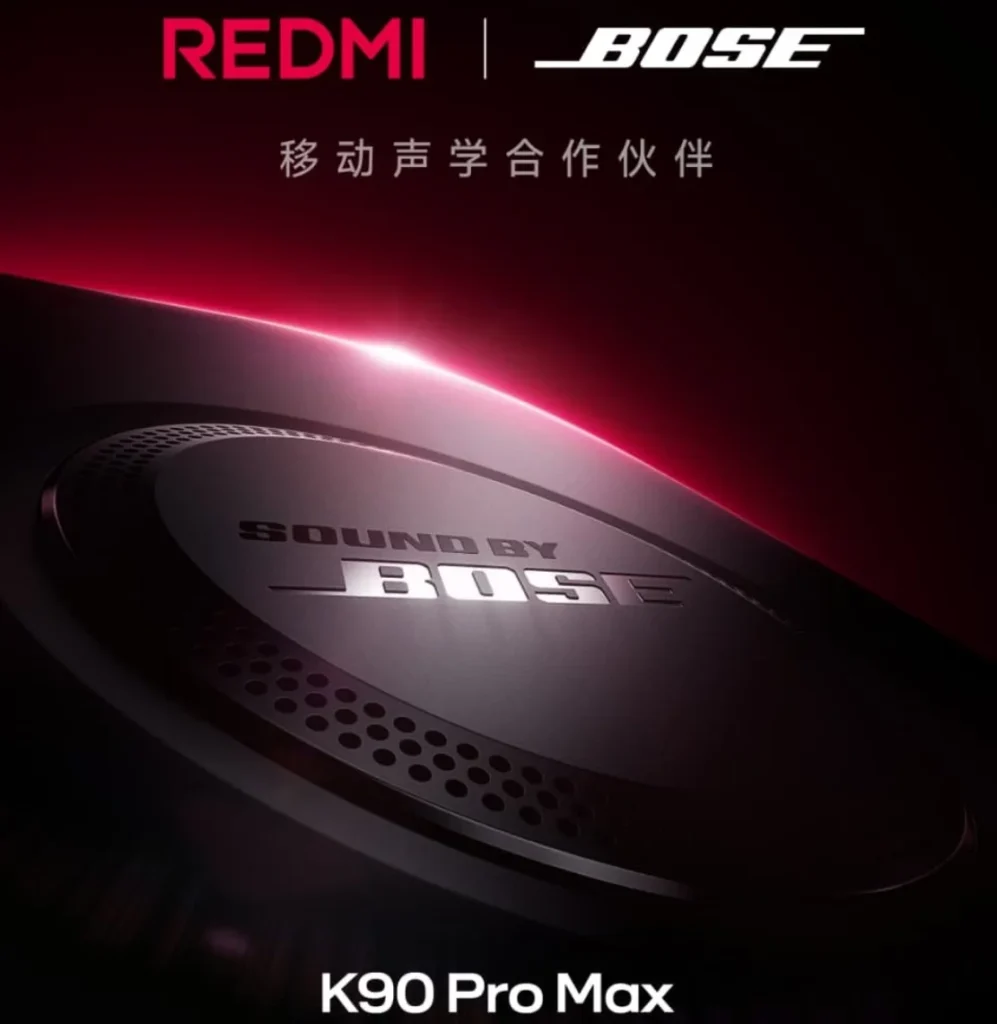 Imagen de Redmi K90 Pro Max com Bose: Áudio Revolucionário em 2025
