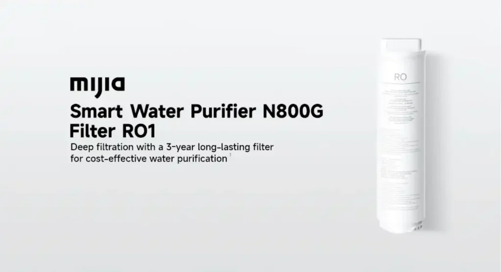 Imagen de Xiaomi N800G RO1: Purificador de Água Inteligente e Duradouro
