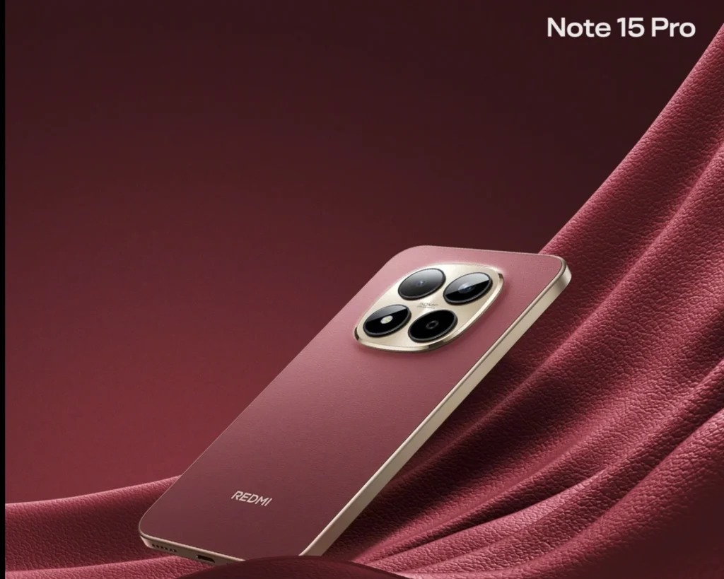 Imagen de Mocha Brown e Cherry Red da série Redmi Note 15 Pro: As cores que definem 2026