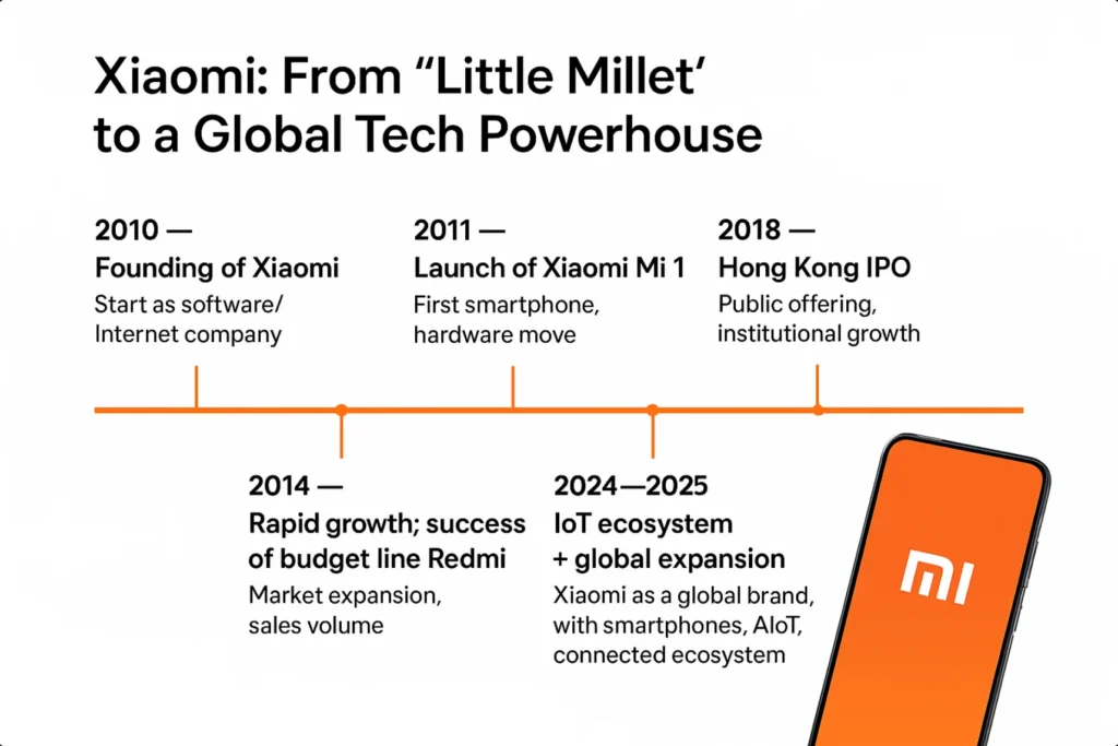 Imagen de Xiaomi: Da "Pequena Migalha" a Gigante Global Tech