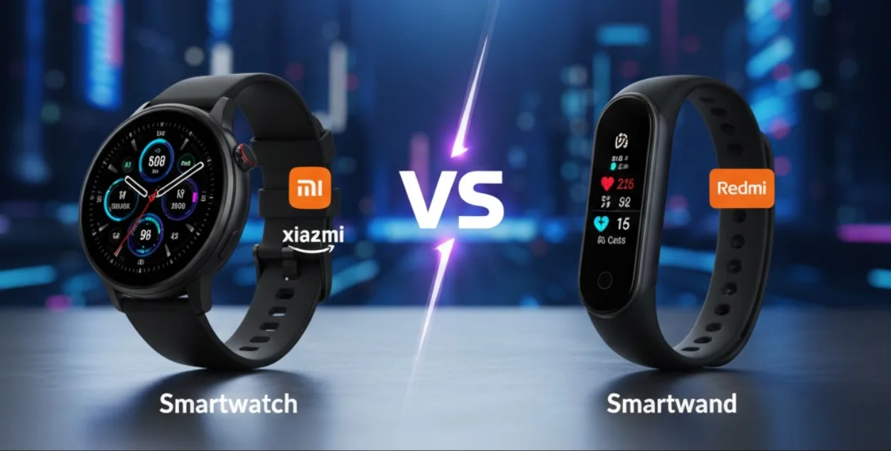 Smartwatch vs Smartband em 2026 -