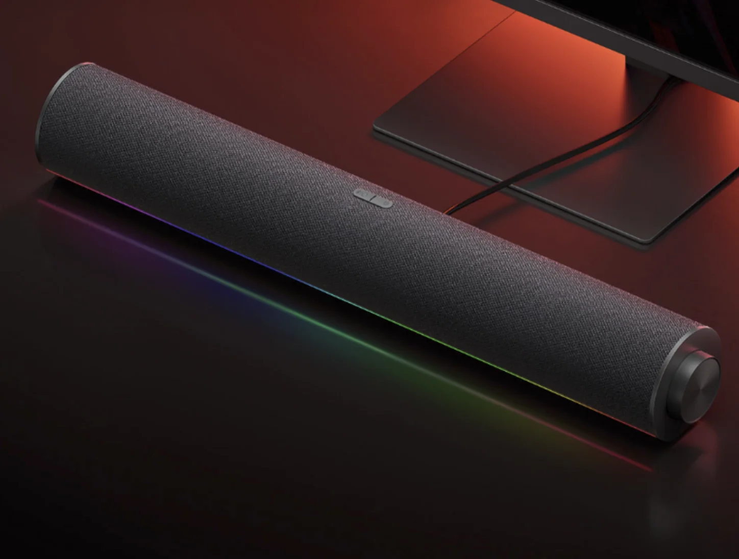 Xiaomi apresenta nova soundbar para escritorio com subwoofer inalámbrico e iluminacion RGB -